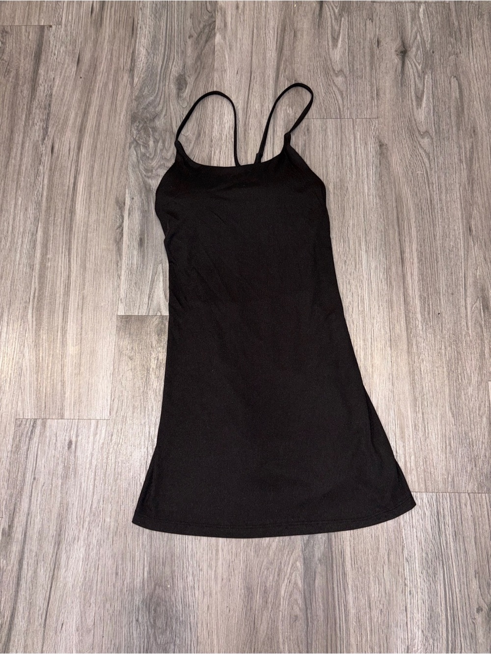 SHEIN Black Spaghetti Strap Camisole Dress